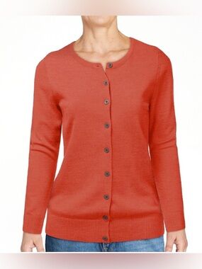 August Silk Cardigan Sweater